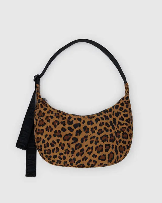 Medium Crescent Bag | Leopard