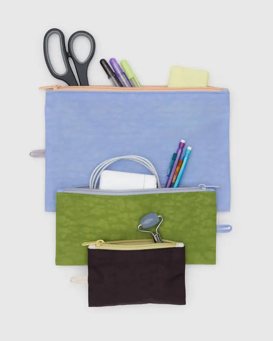 Flat Pouch Set | Pastels Colourblock