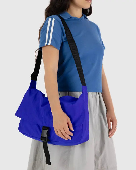 Nylon Messenger Bag | Various Colours