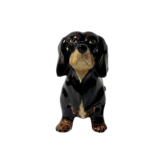 Dachshund Black Money Box