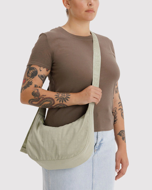 Medium Crescent Bag | Celadon