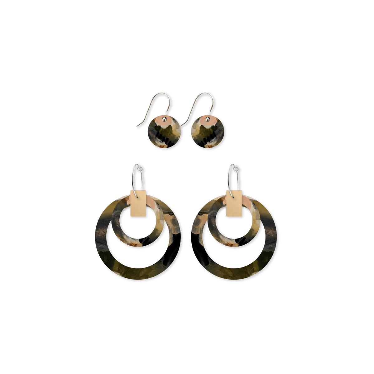 Kiasmin | 2 Elegance Double Halo Earrings