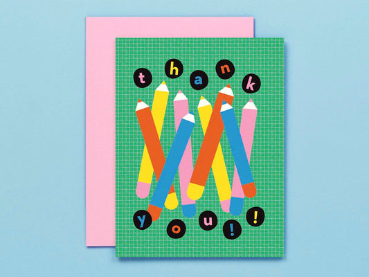 Chunky Pencil Thank You