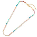 Multi Bead & Pearl Necklace | Various Colours