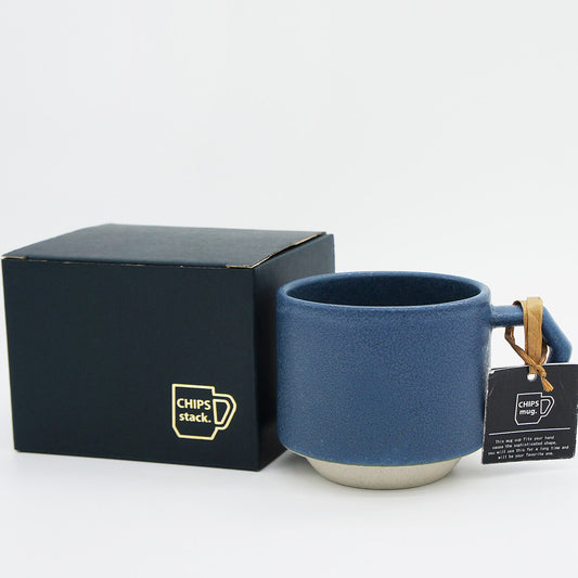 Chips Stack Mug 280ml | Sand Blue