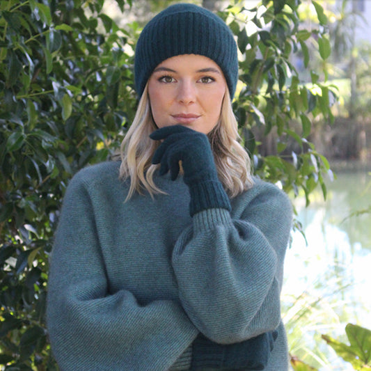 Merino Turn Back Beanie | Various Colours