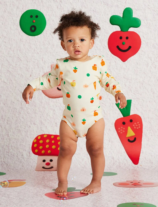 Teeny Tiny Veg | Long Sleeve Bodysuit
