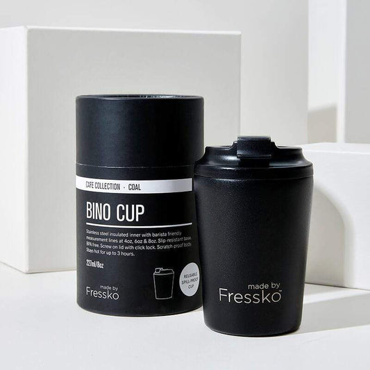 Reusable Cup - Bino 8oz | Coal