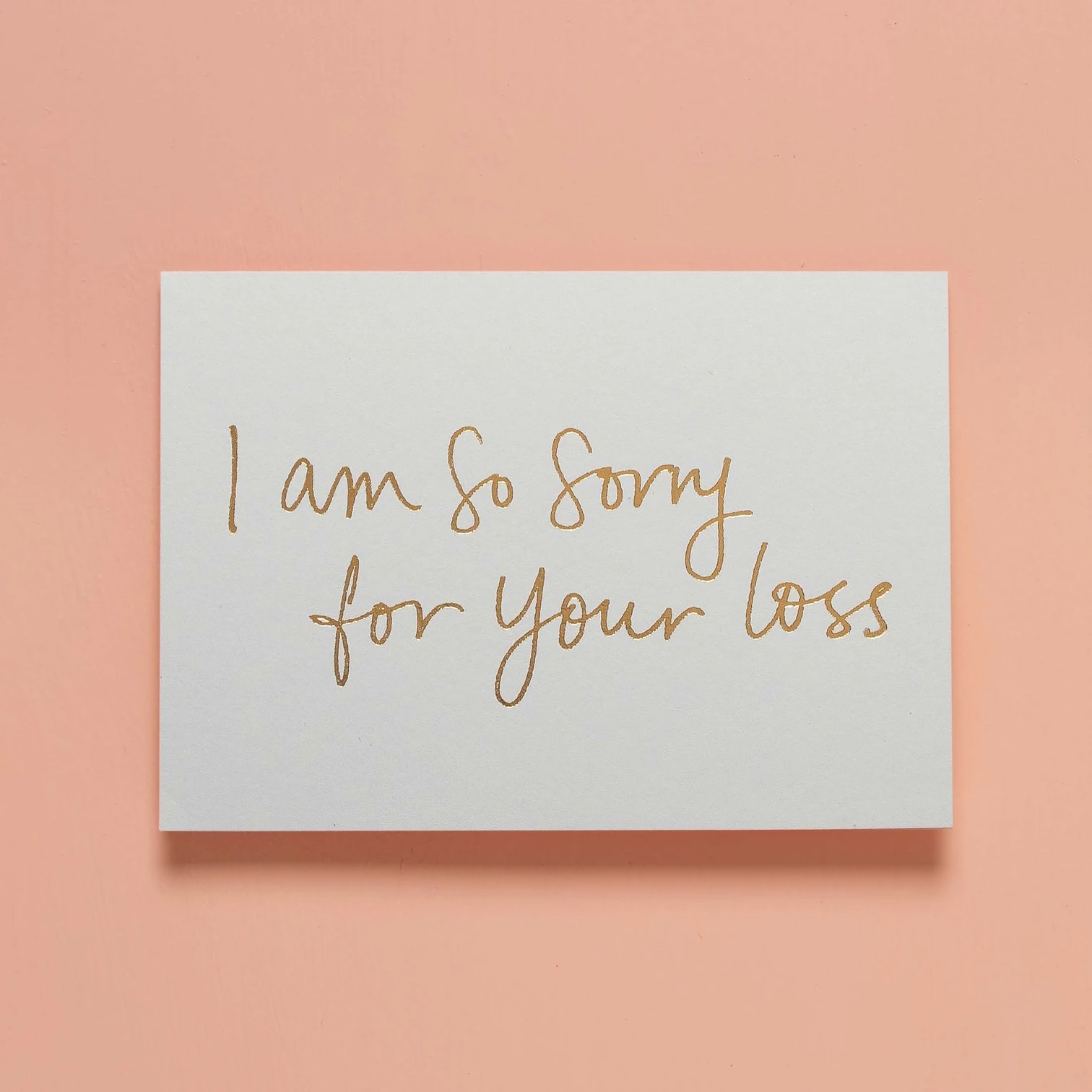 I am so sorry for you loss | Blue