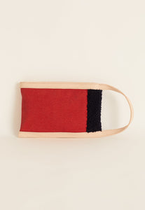 Shearling Clutch | Red