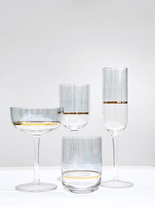 Gilda Wine Glass | Blue Set Of Two