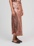 Janymala Long Skirt | Bronze