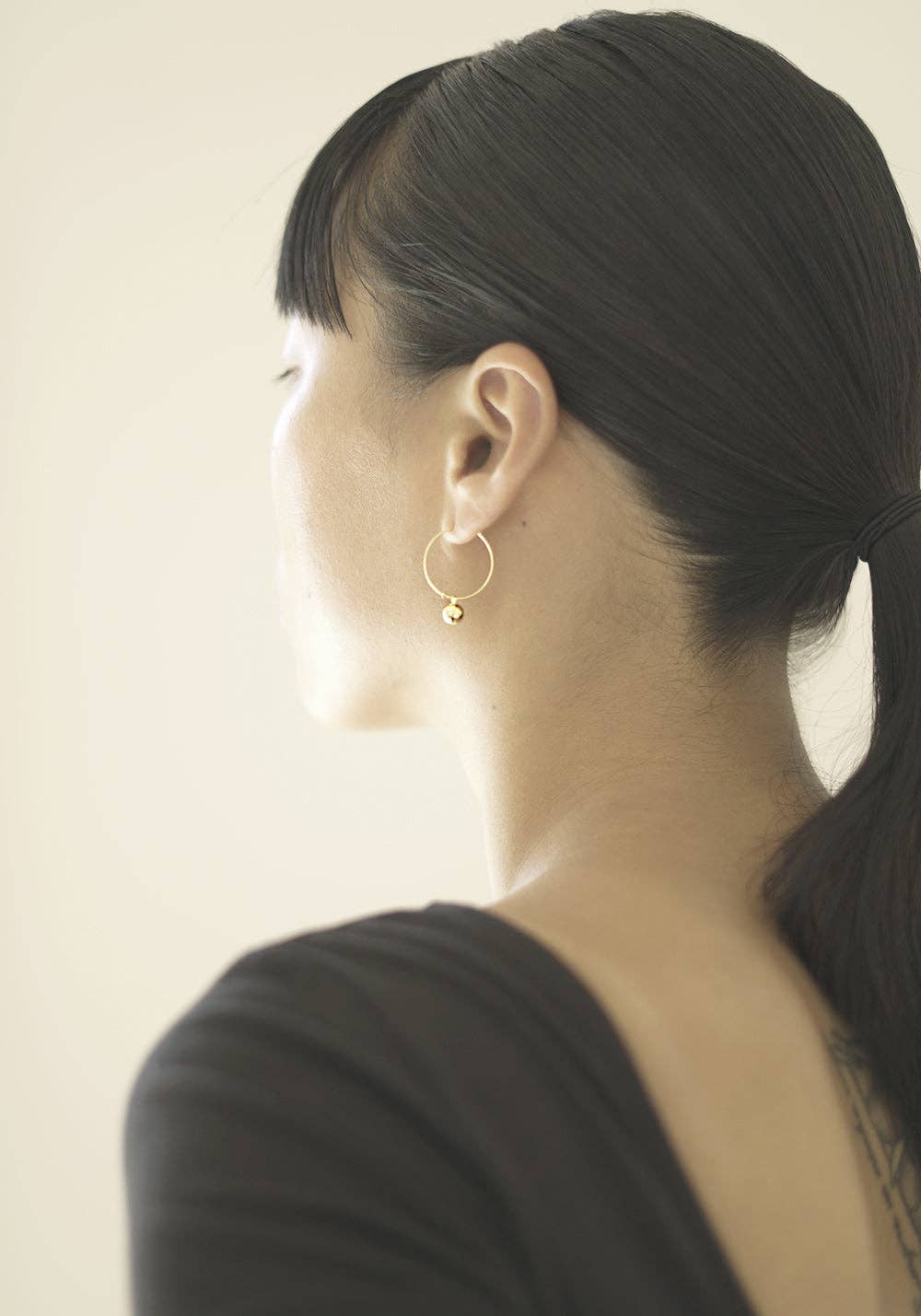 Sphere hoops | Gold