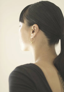 Sphere hoops | Gold