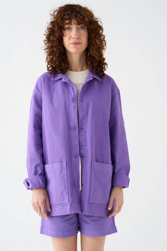 Cotton Overshirt | Lilac