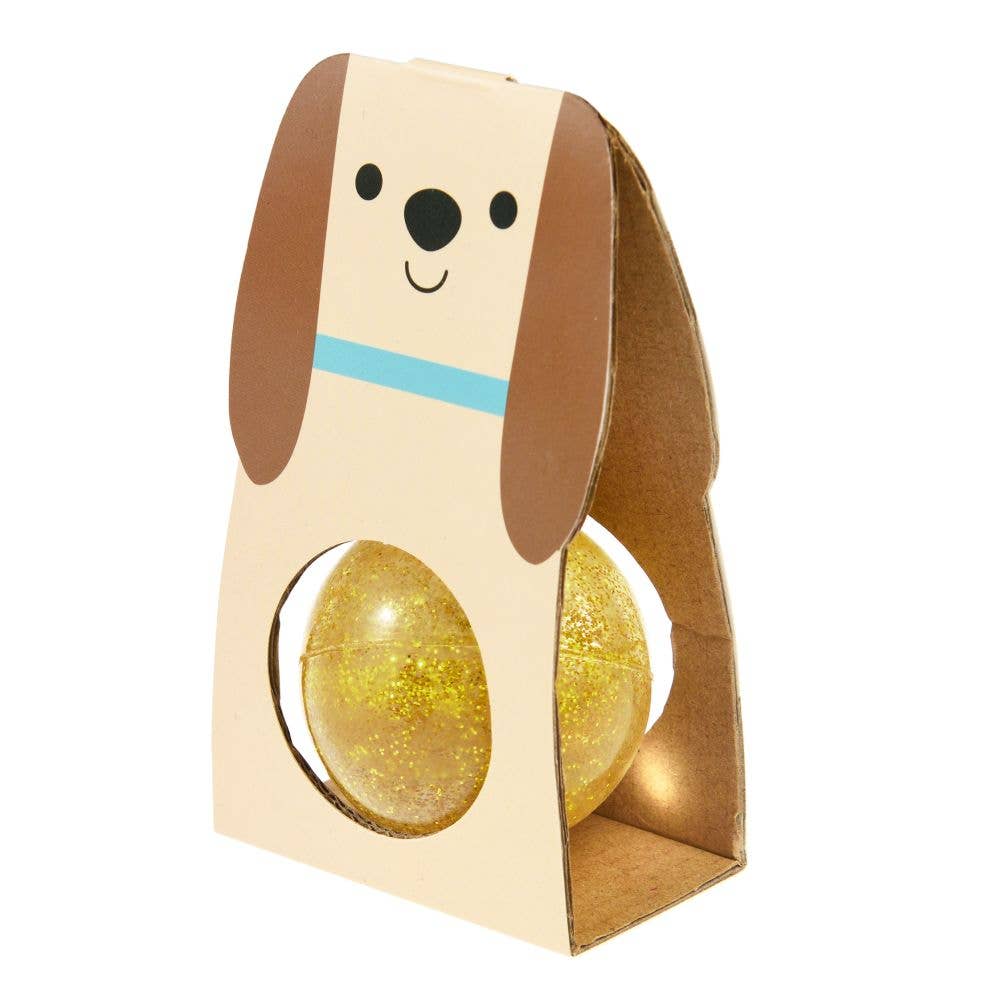 Glitter Bouncy Ball | Gold dog