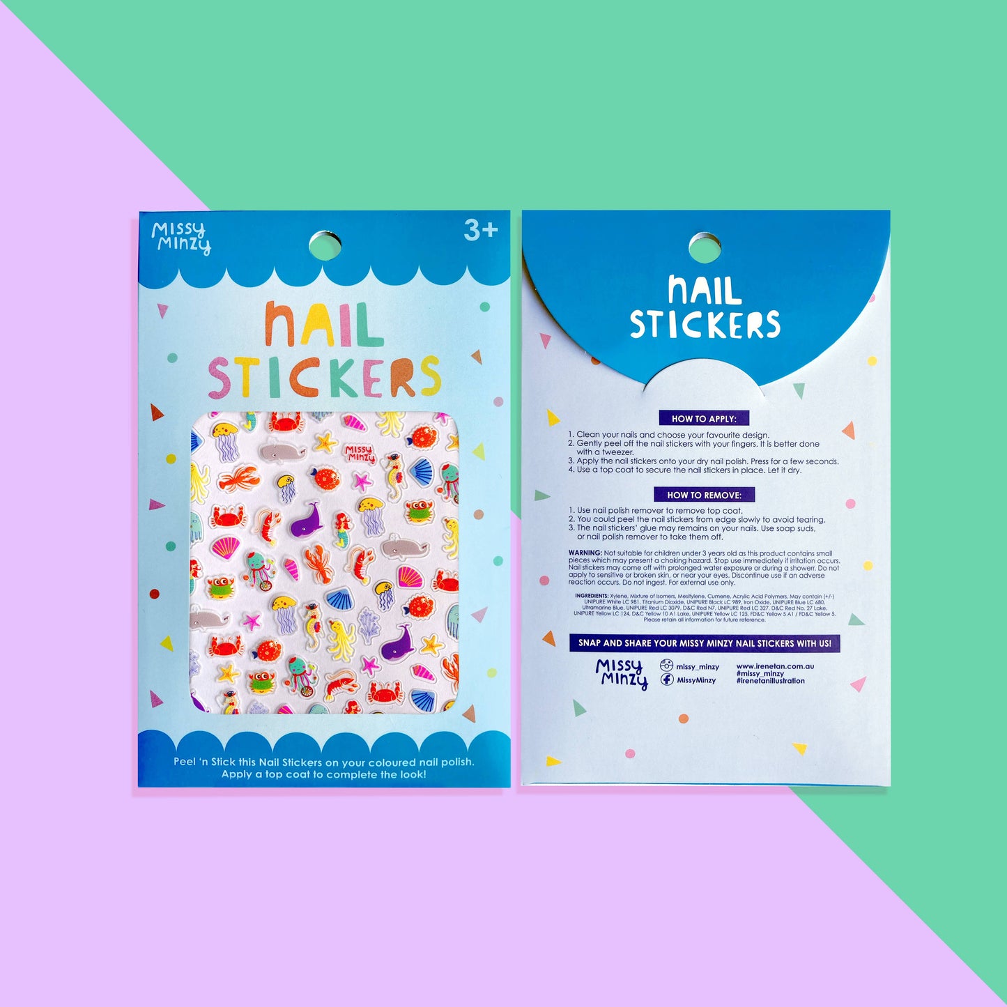 Ocean Friends | Nail Stickers