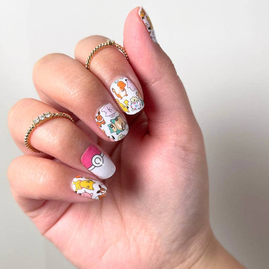Gotta Catch Em All Pokemon | Kids Nail Wrap
