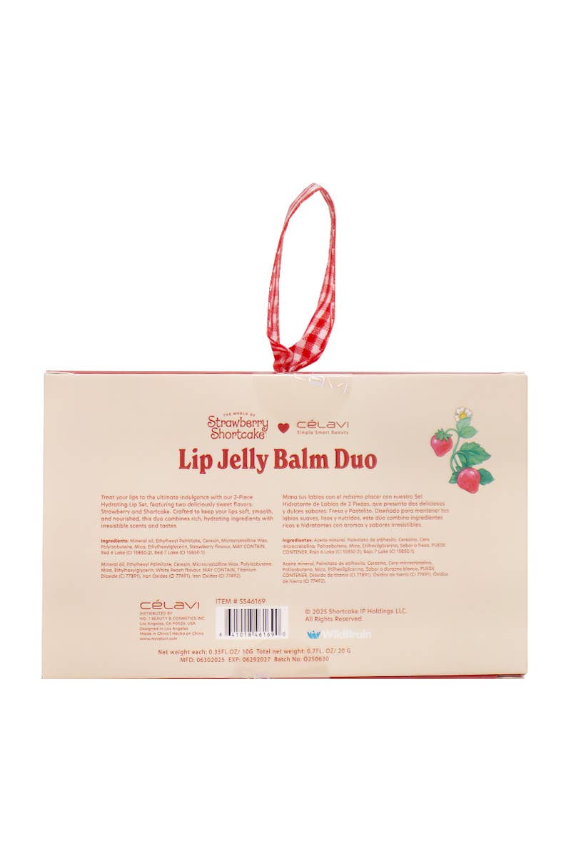 Jelly Lip Balm Duo | Strawberry Shortcake