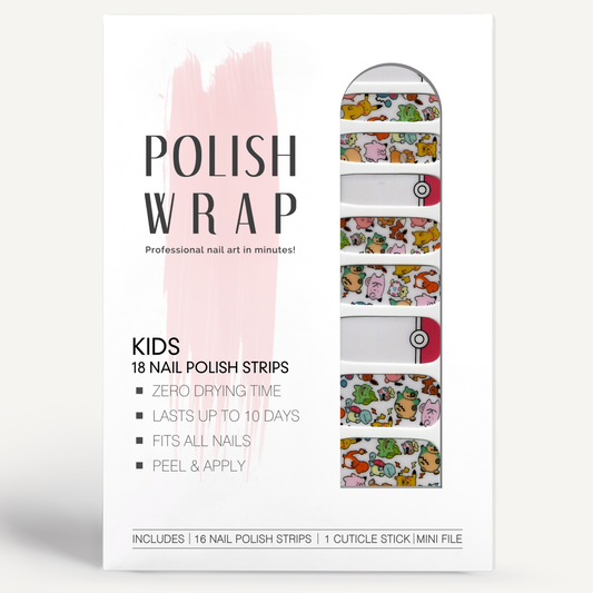 Gotta Catch Em All Pokemon | Kids Nail Wrap