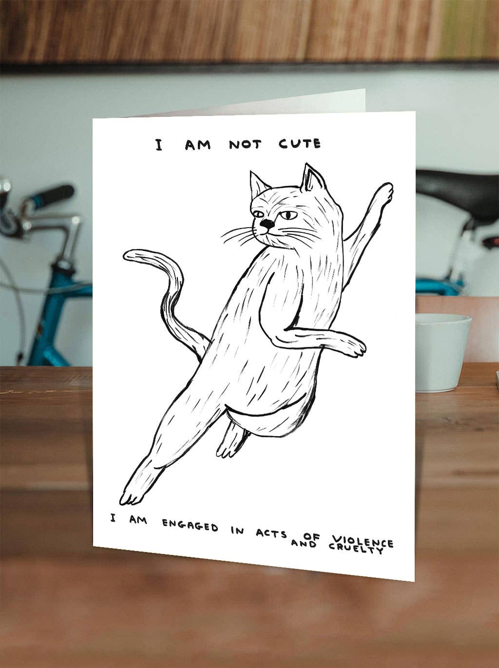 David Shrigley Card | I am not Cute