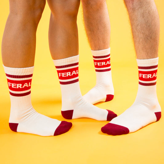 Feral | Gym Crew Socks
