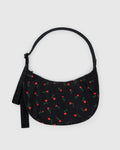 Medium Crescent Bag | Painted Wildflowers