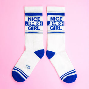 Nice Jewish Girl | Gym Crew Socks