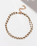 Draped In Gems | Black Onyx Anklet