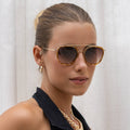 Weston Round Sunglasses | Light Tortoise