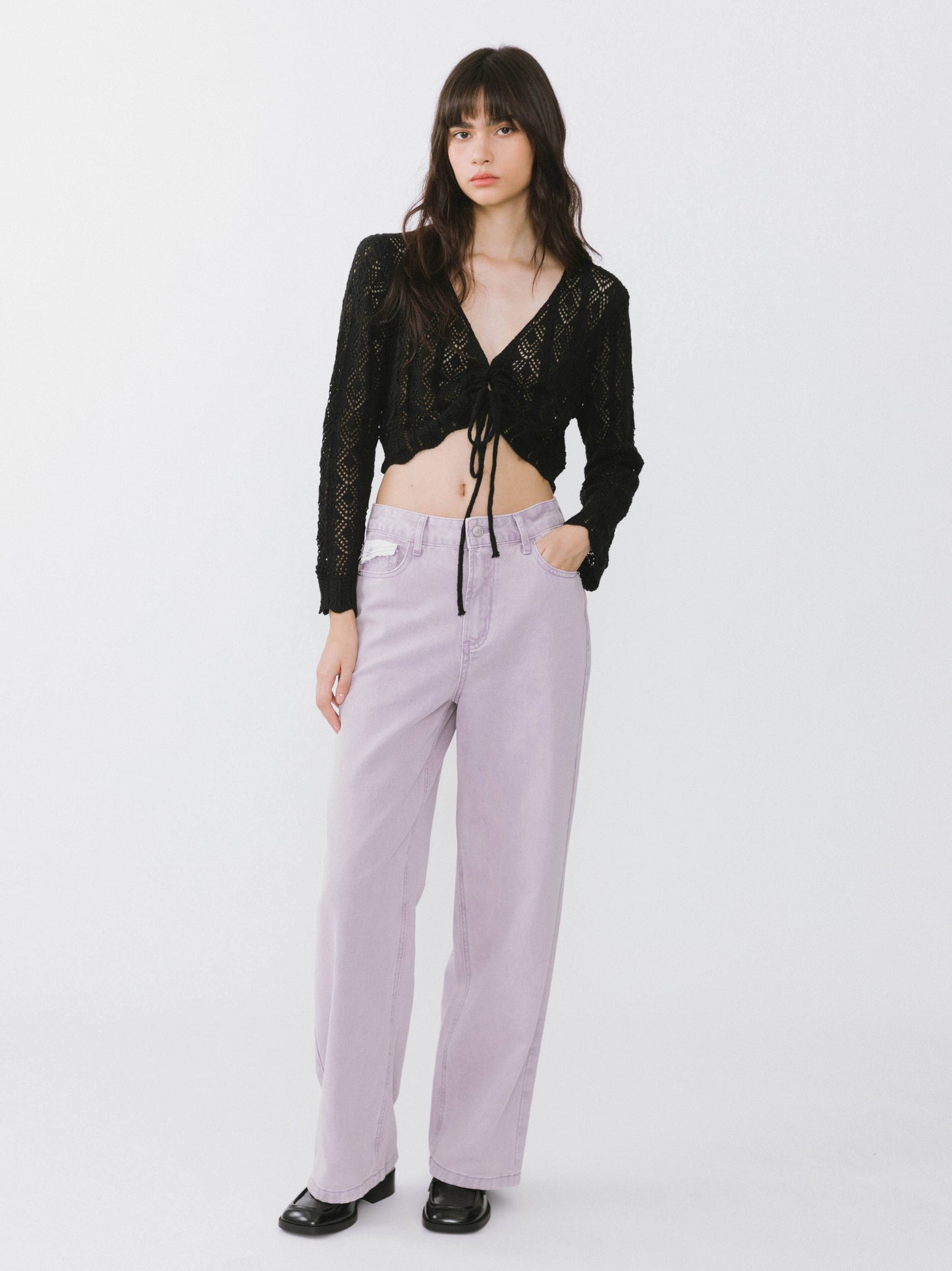 Lilac Pocket Classic Jeans