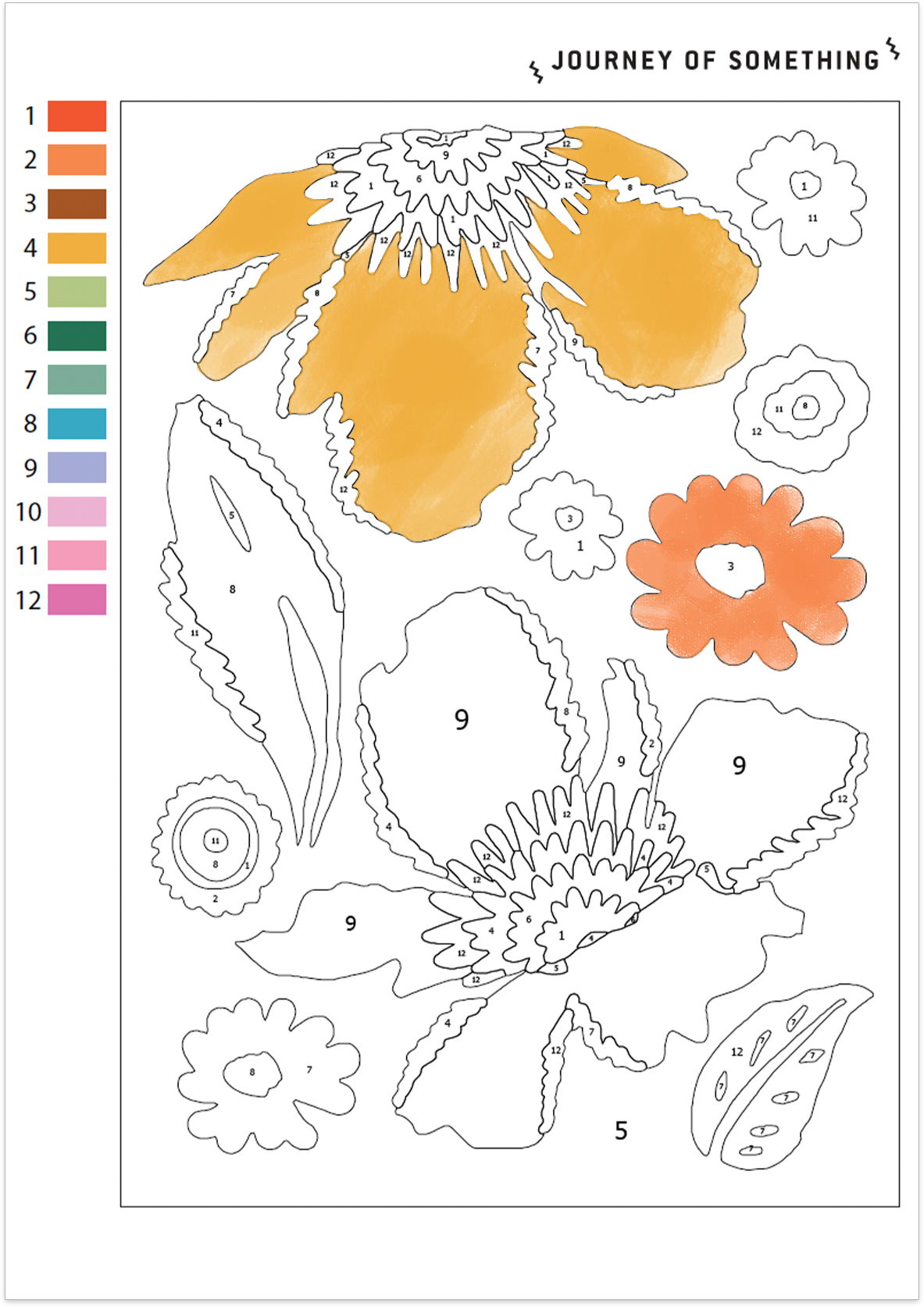 Paint by Numbers | Into the Petals 3pck