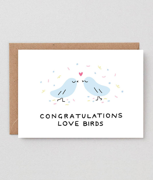 Congrats Love Birds Card