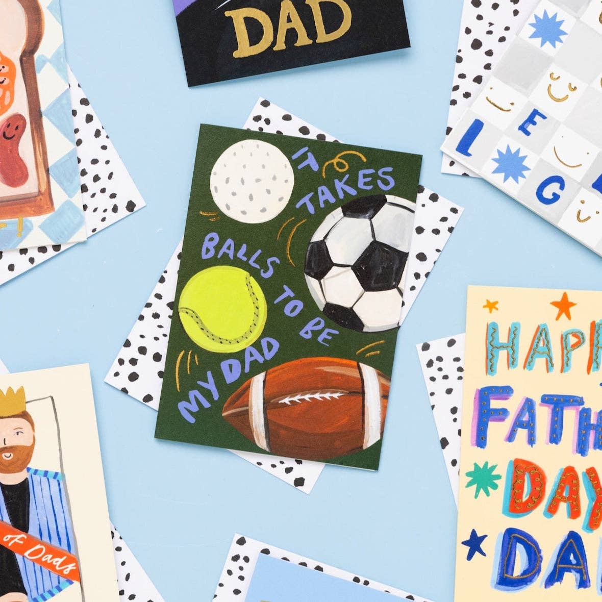 Balls To Be My Dad Card
