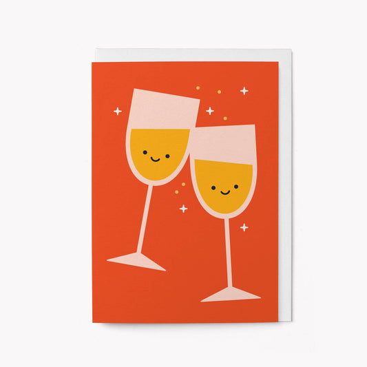 Cheers & Smiles | Greeting Card