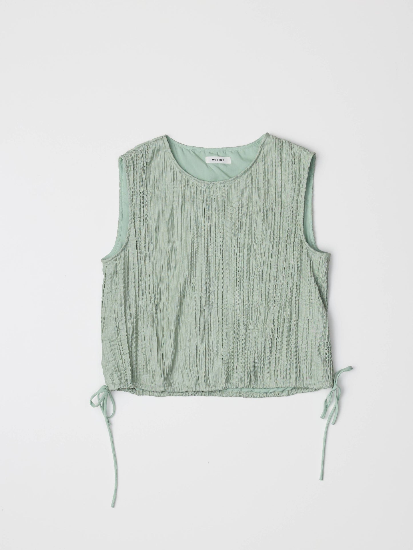 Dunn Top | Sleeveless Plisse Blouse
