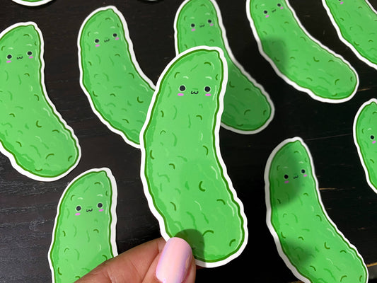Cute Pickle | Vinyl Sticker