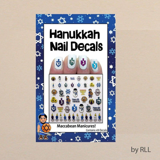 Hanukkah Nail Decals