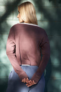 Hemp Boxy Cardigan | Espresso