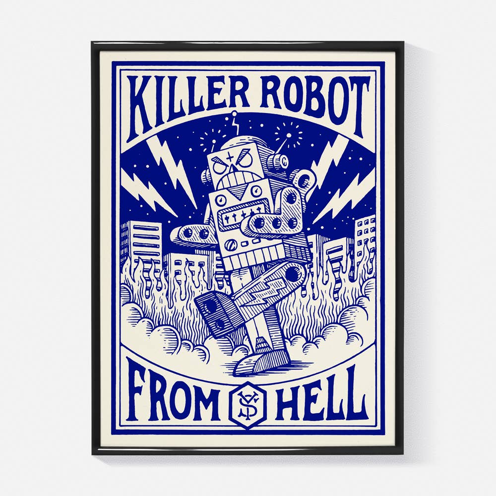 “Killer Robot” poster | 30x40cm