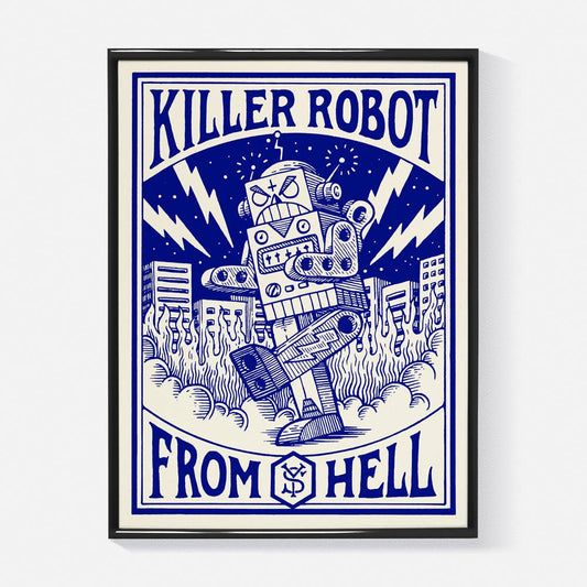 “Killer Robot” poster | 30x40cm