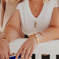Shema Yisrael | Sterling Silver Bar Necklace