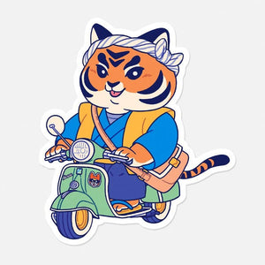 Brioche-Vespa | vinyl sticker