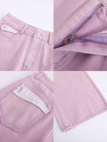 Lilac Pocket Classic Jeans