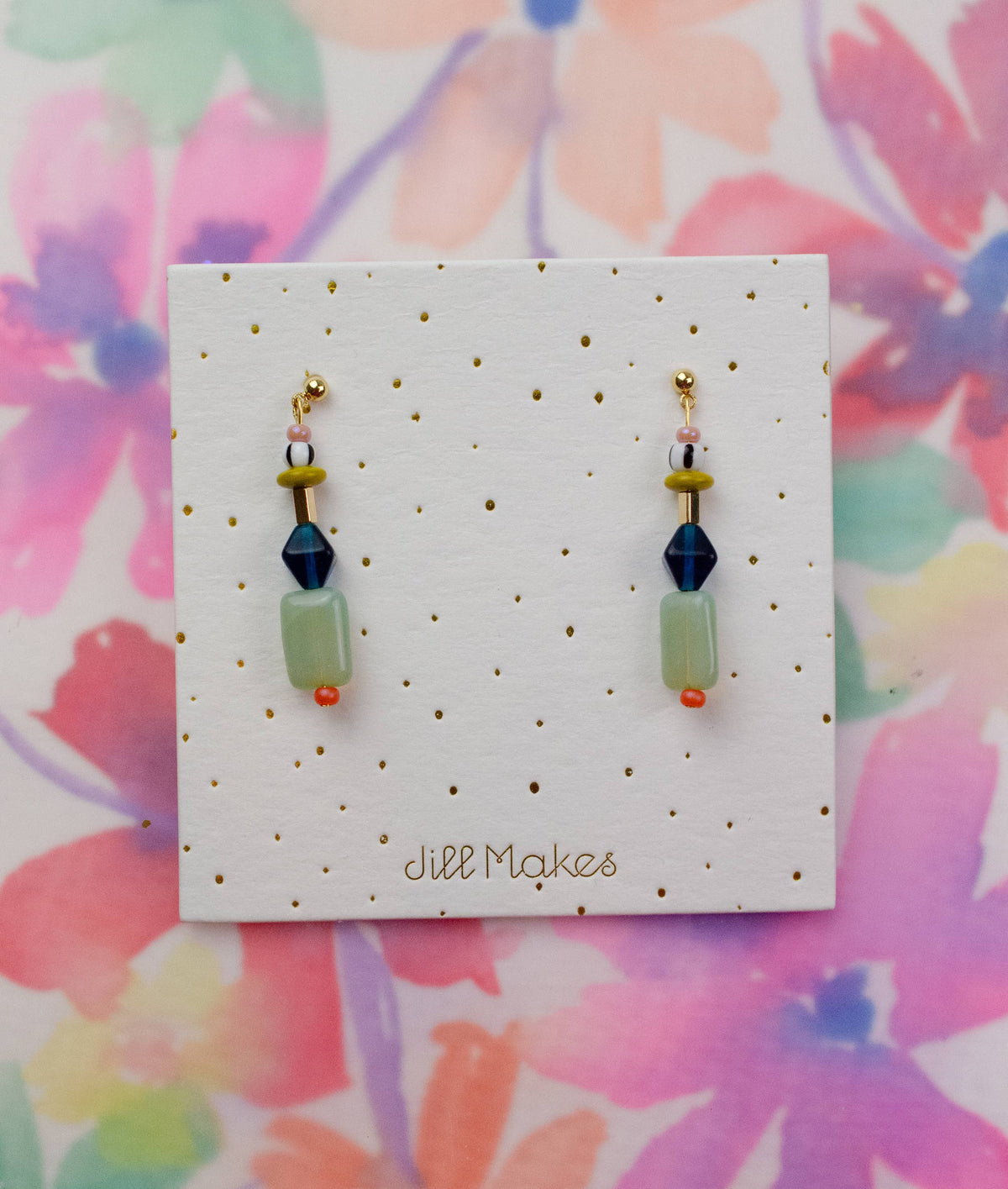 September Dangle Earrings | Multicolour