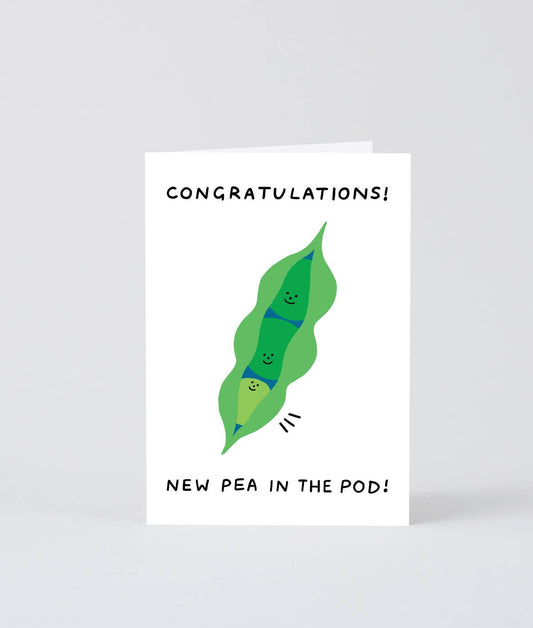 New Pea In The Pod Card