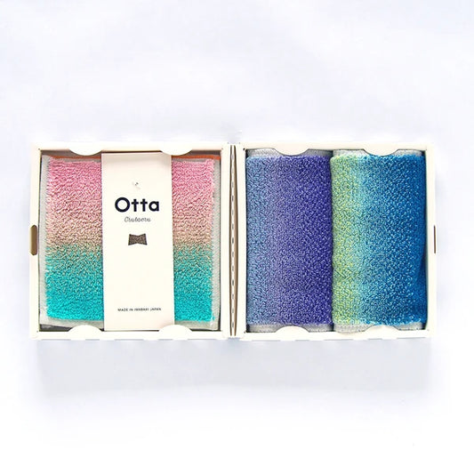 Set of 3 Face Towel | Rainbow Ombre