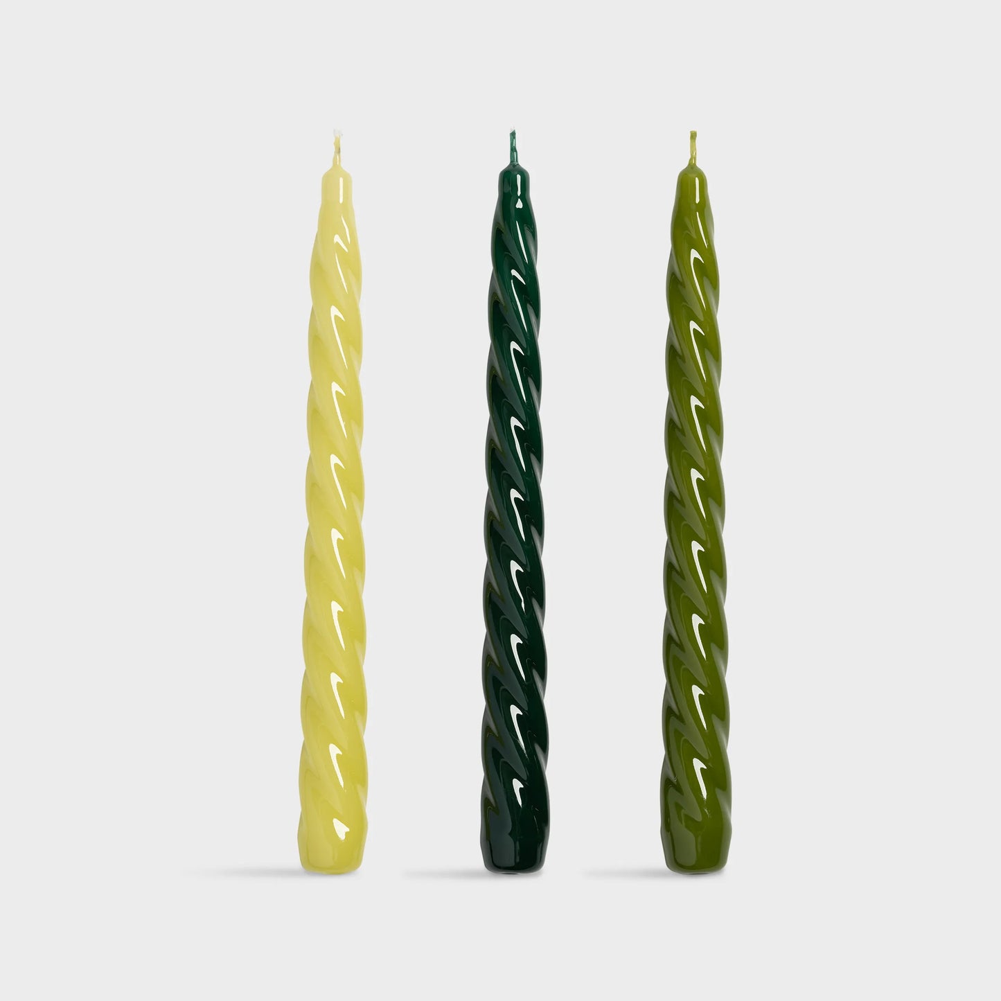 Candle Bravo Greens | Set of 3