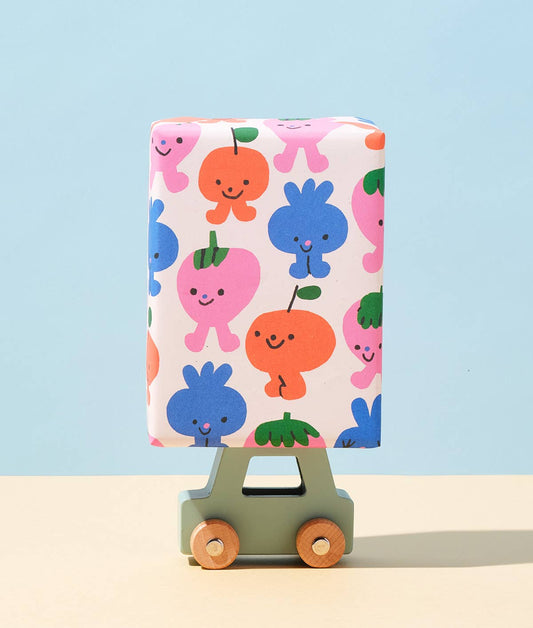 'Birthday Fruits' Gift Wrap | 1 Sheet