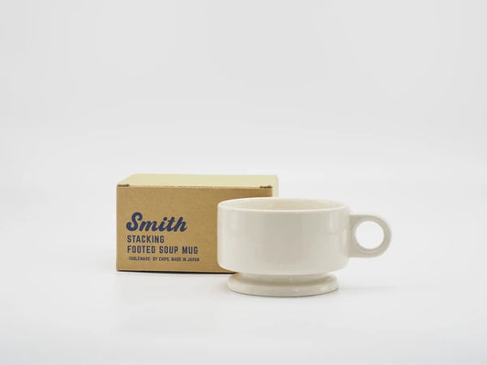 Smith Stacking Footed 260ml Soup Mug | Vanilla